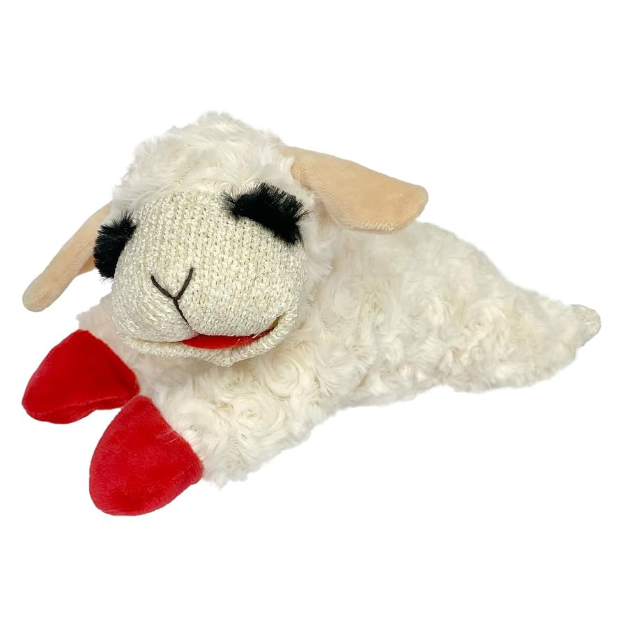 Multipet Lamb Chop Dog Plush Toy - Squeaky Dog Toy for Small & Medium Dogs - Extra Soft Plush Dog... | Amazon (US)