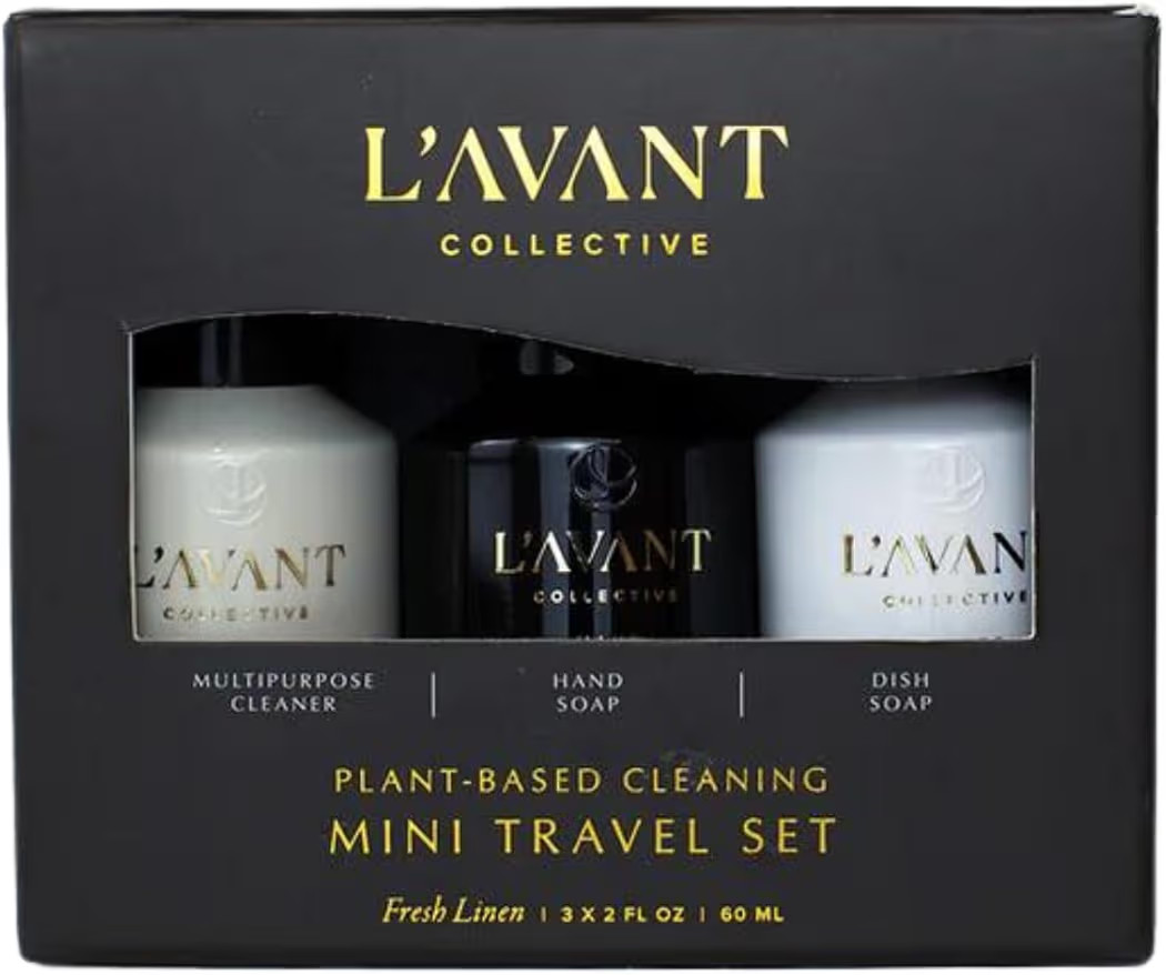 L'AVANT Collective Kitchen Essentials Mini Travel Set Dish Soap, Hand Soap, Multipurpose Surface ... | Amazon (US)