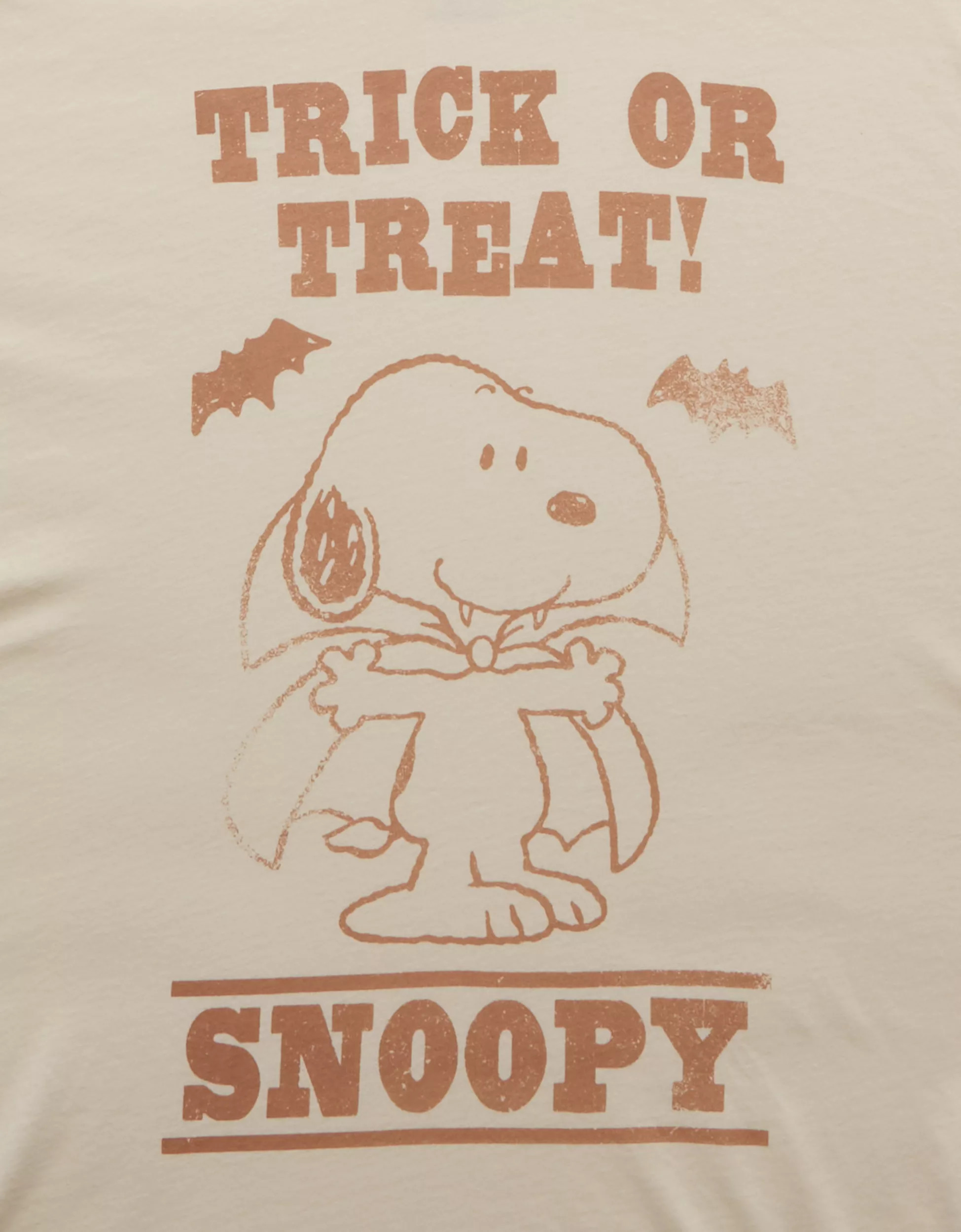 AE Oversized Snoopy Halloween Graphic T-Shirt | American Eagle Outfitters (US & CA)