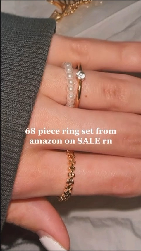 I LOVE these rings and they don’t tarnish quick! They’re also on SALE rn✨ click below to shop!! 

#LTKU #LTKSale #LTKFind