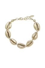 Seven Seas 18k Gold Plated Shell Bracelet | Ettika