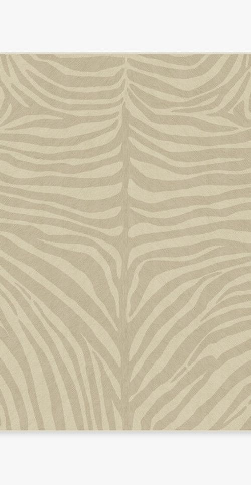 Sand Zebra Faux Hide Rug | Ruggable