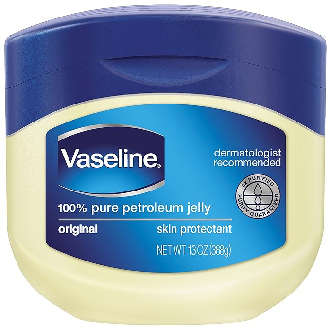 Vaseline Petroleum Jelly For Dry Cracked Skin and Eczema Relief Original Skin Protectant 13 oz, p... | Amazon (US)