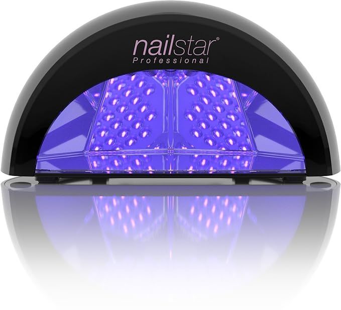 NailStar Professional 12W LED Nail Dryer Nail Lamp for Gel Polish with 30sec, 60sec, 90sec and 30... | Amazon (US)