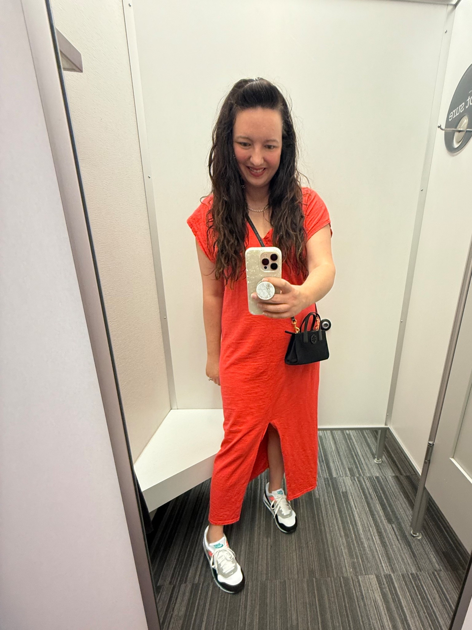 Loving this fun, retro inspired sneakers from Nike!  They are called the Nike Air Max Correlate!  Paired them with a casual midi dress for a day out shopping! 🛍️ 

#LTKShoeCrush #LTKStyleTip #LTKMidsize