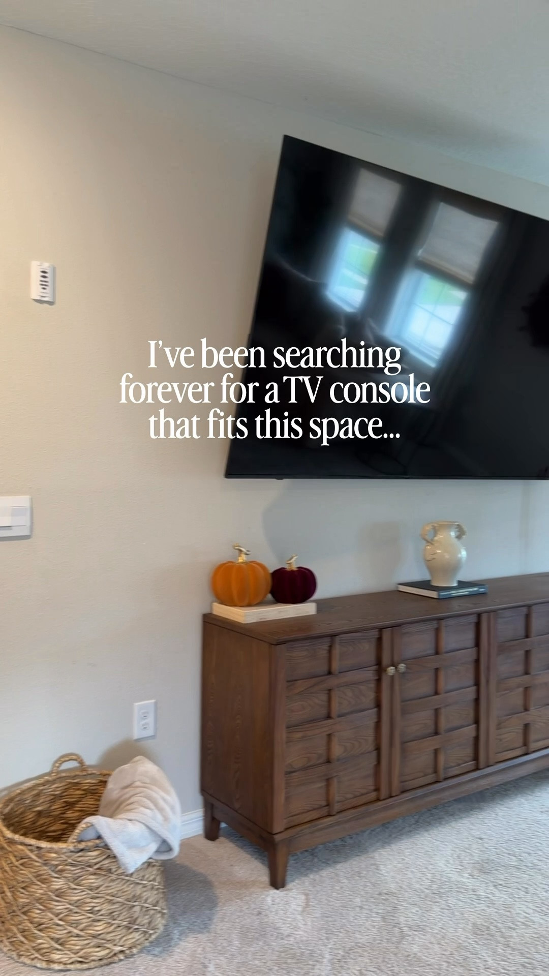 Labor Day Sale – Up to $600 Off! ✨
When my husband bought this massive TV, it took me so long to find a console that was pretty, high-quality, and actually fit the space well! The Willow 78" Elm Media Console (SKU10256) is genuinely the most beautiful piece—it brings so much warmth, rich texture, and elevated style to the room.

@hernest_official
#HERNEST #LiveWithHernest #hernestliving #mediaconsole #modernhomes #LTKhome #LTKsale

#LTKHome