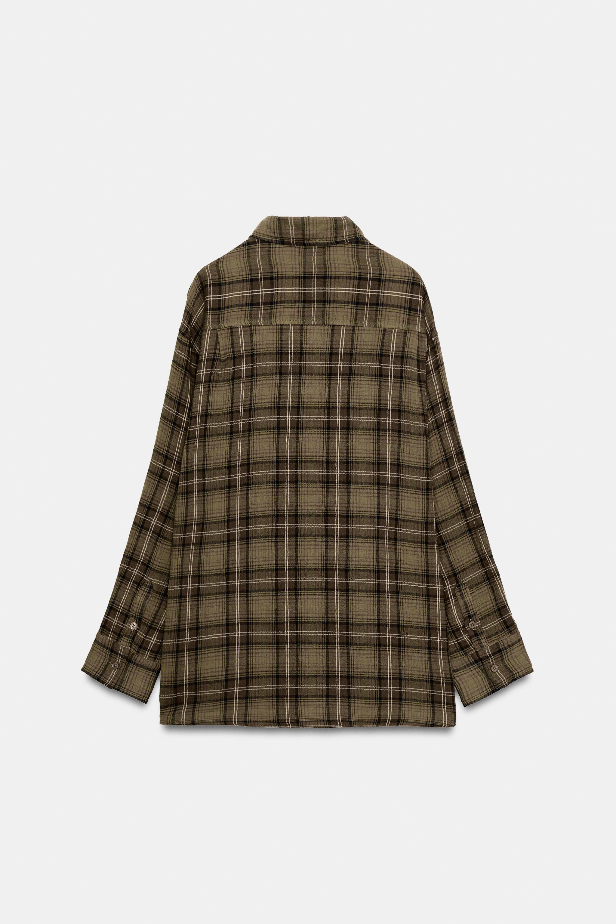 OVERSIZED PLAID SHIRT | Zara US