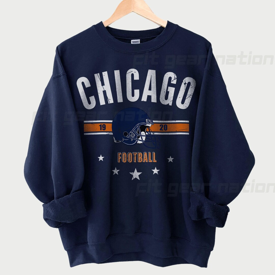 Vintage Chicago Bears Sweatshirt – Retro NFL Fan Apparel for Men & Women, Perfect Gift for Bear... | Etsy (US)