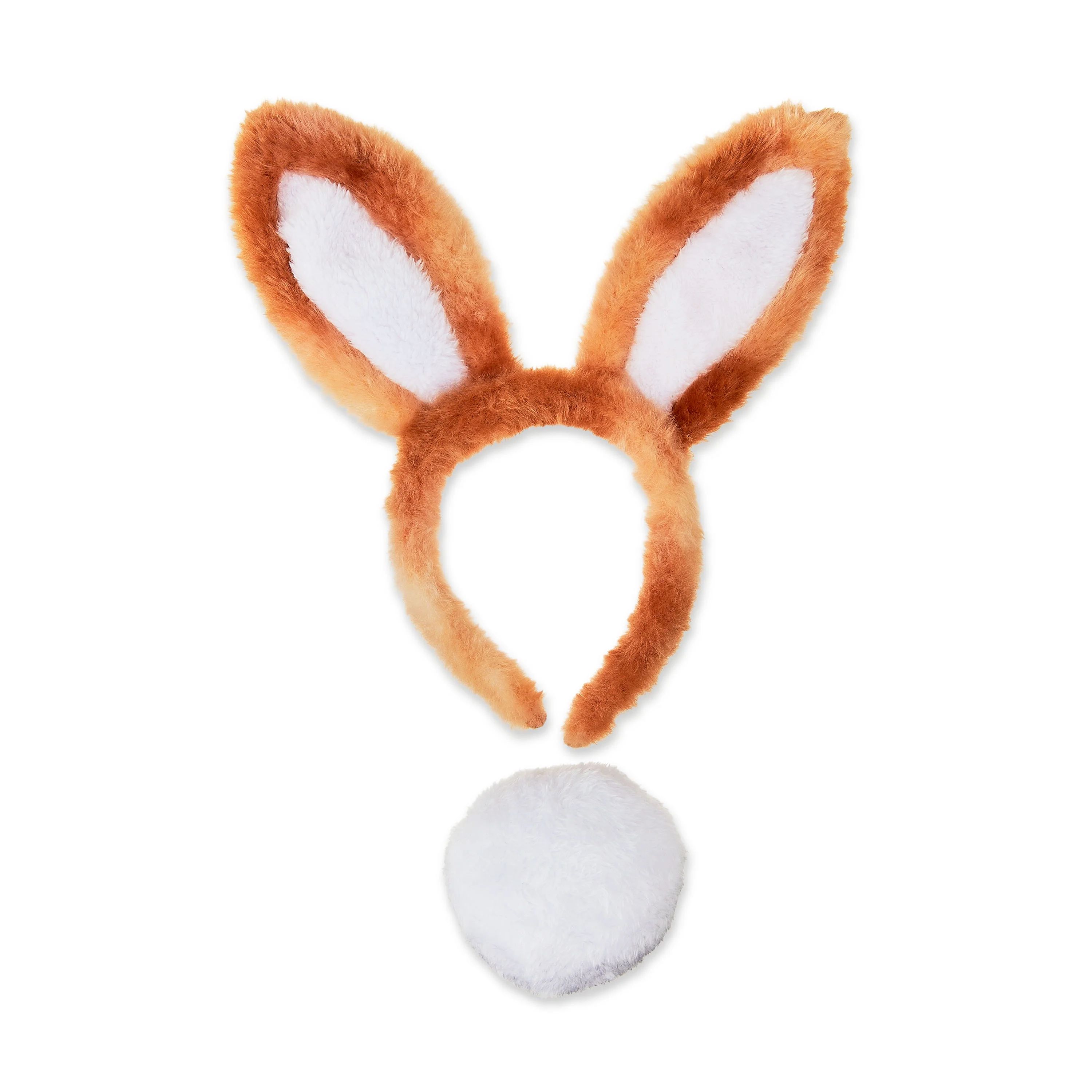 Easter Bunny Ears and Tail Set, Brown and White, Way To Celebrate | Walmart (US)