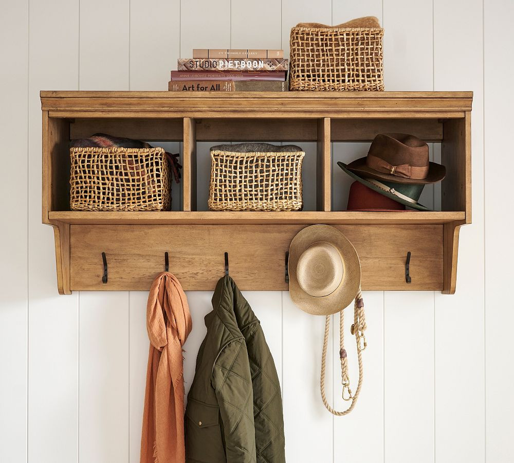 Heritage Farmhouse Entryway Wall Shelf | Pottery Barn (US)