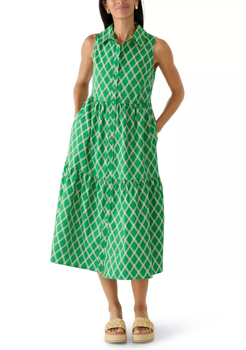 Women's Sleeveless Shirtdress | Belk