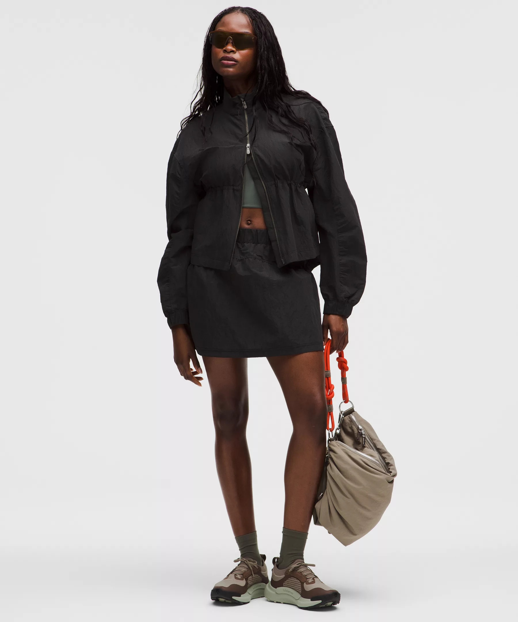 Crinkle Nylon High-Rise Mini Skirt | Lululemon (US)