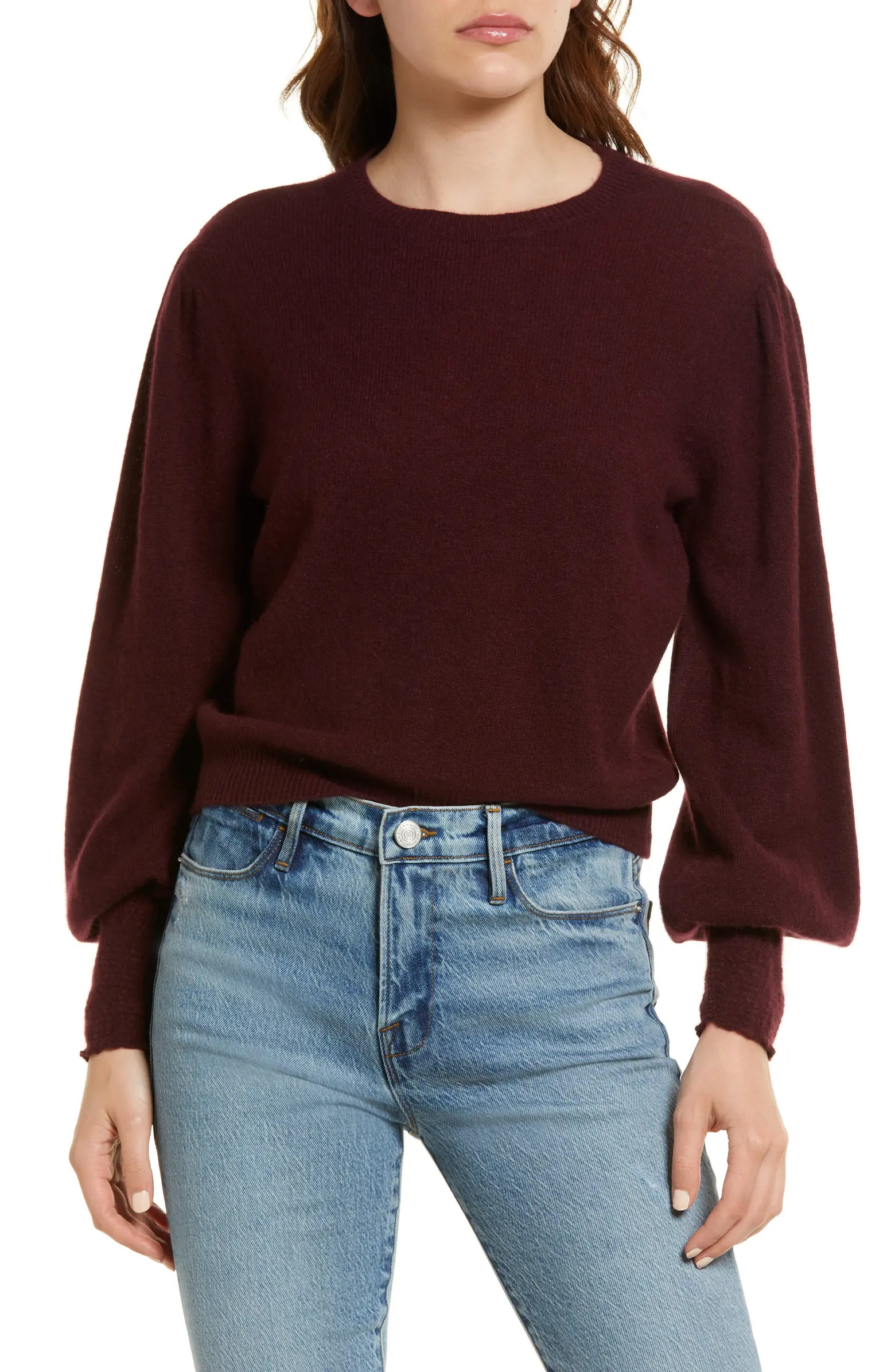 Smock Cuff Sweater | Nordstrom