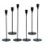 Matte Black Taper Candle Holders, Set of 3 Metal Candlestick Holders for Candle Sticks Holder Dec... | Amazon (US)