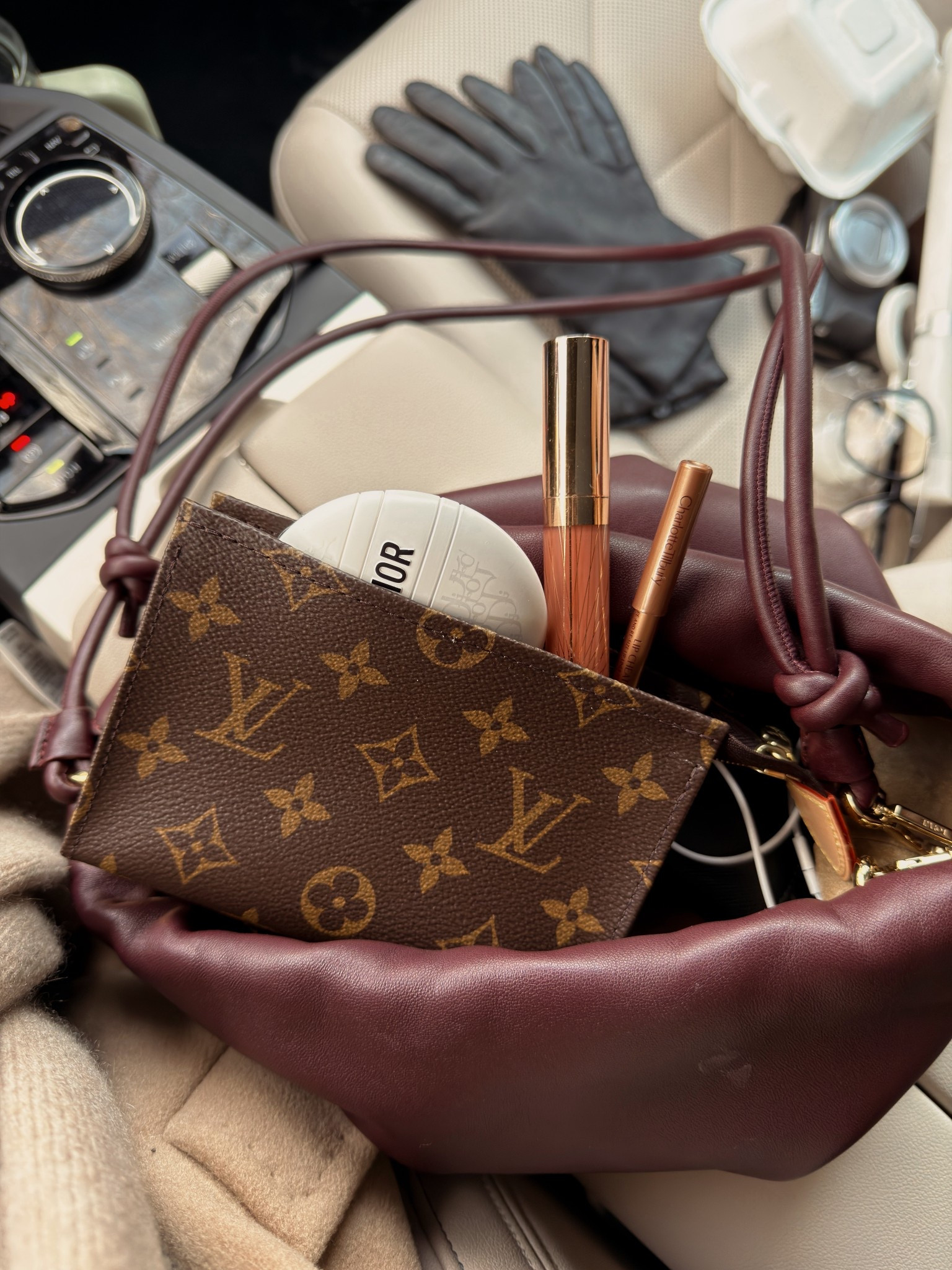 Car essentials - hand cream (love this one!) lip combo: pillow talk medium flood and lip chest
Cashmere lined gloves , linking another pair that is a steal! 

#LTKGiftGuide #LTKHoliday #LTKdayinmylife