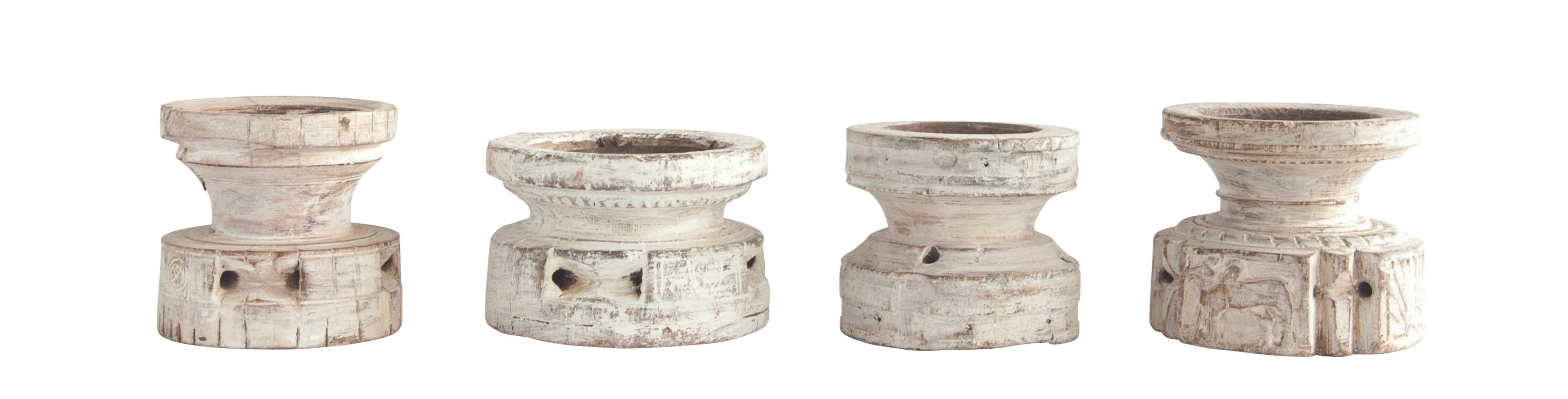 Found Wood Pillar Candleholder (Each one will vary) | The Nested Fig