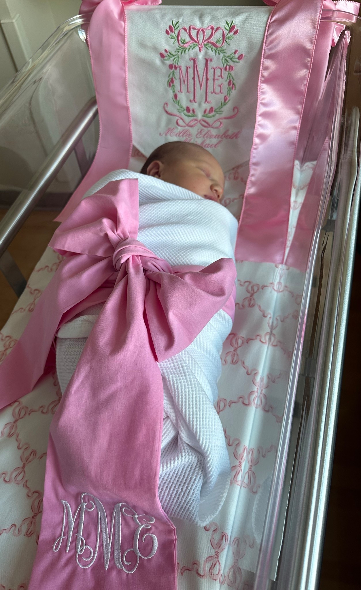 Love this swaddle bow! Repurposed for our Easter basket. Her name banner is decor for her room now 

#LTKBaby #LTKmomlife #LTKKids