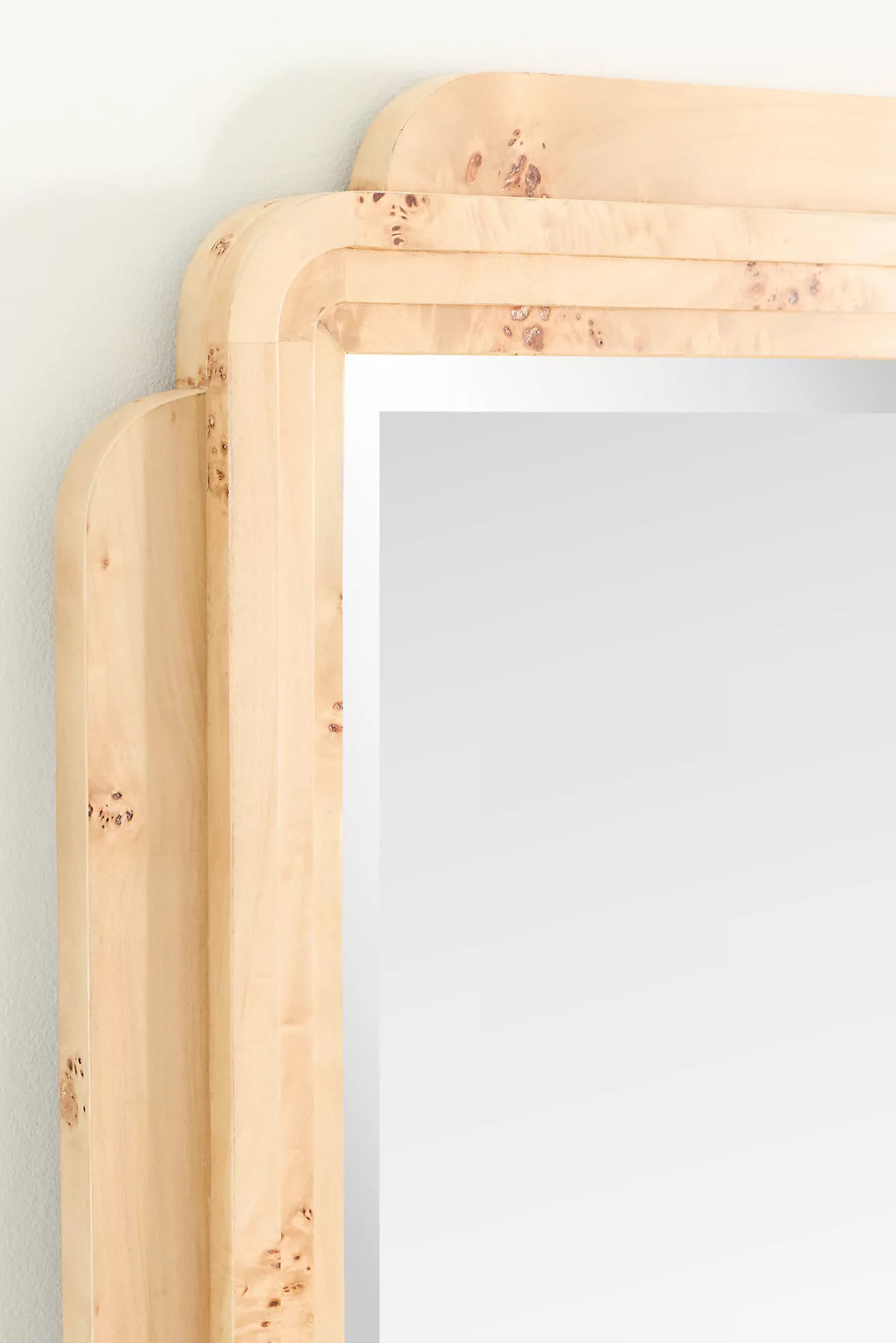 Betti Burl Wood Floor Mirror | Anthropologie (US)