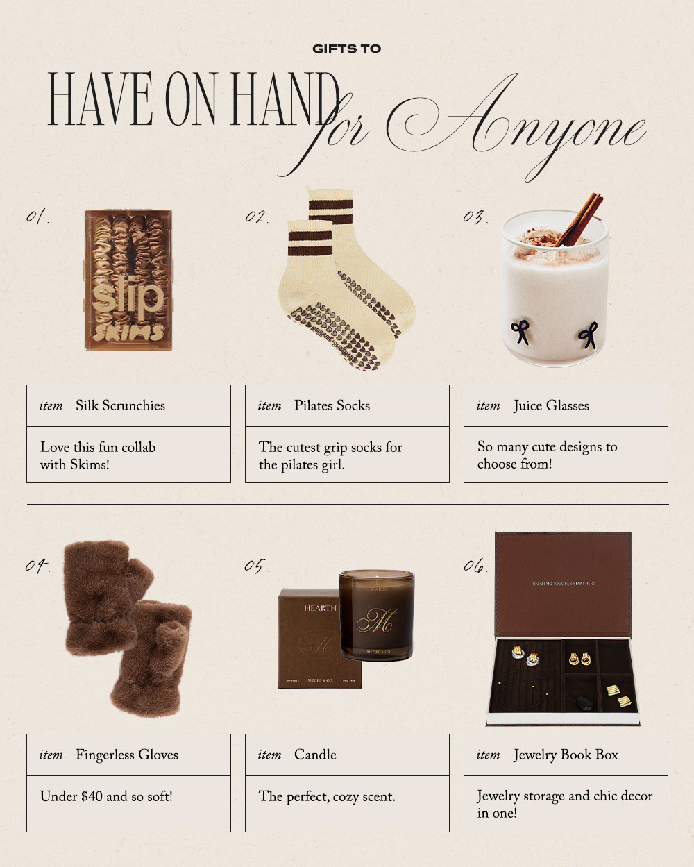 Gifts to have on hand for anyone! 

 #LTKGiftGuide #LTKHoliday #LTKmomlife