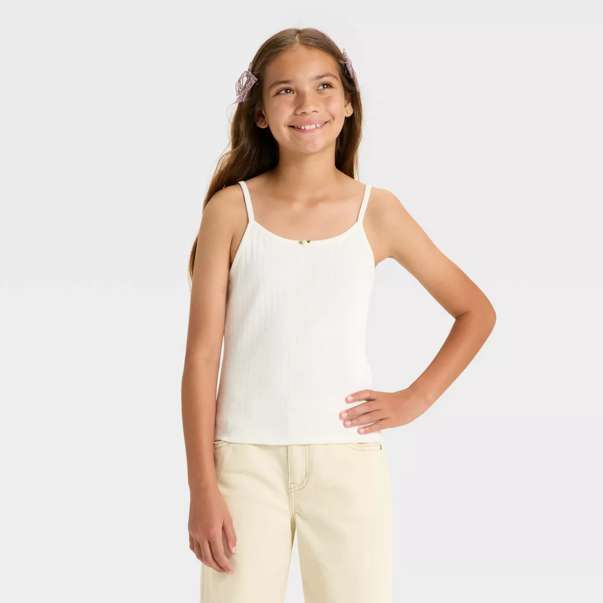 Girls' Pointelle Cami - art class™ | Target