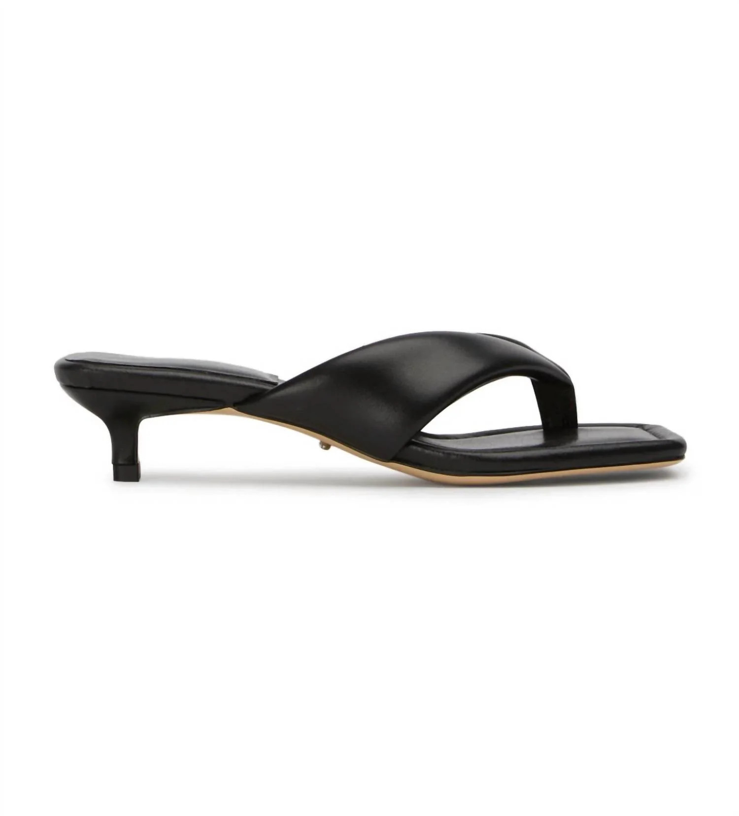 Women's Tropic Heel Sandals In Black Nappa | Shop Simon