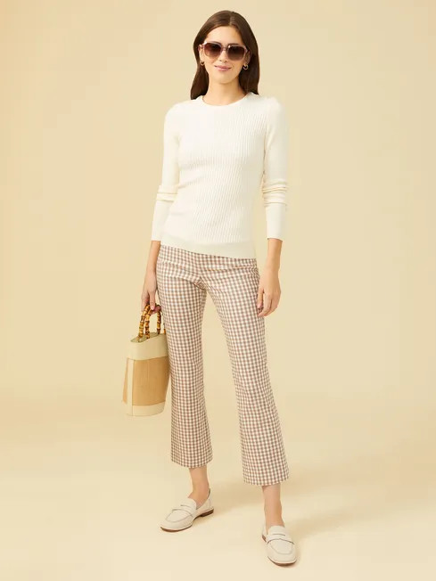 Ivy Pants in Gingham | J.McLaughlin