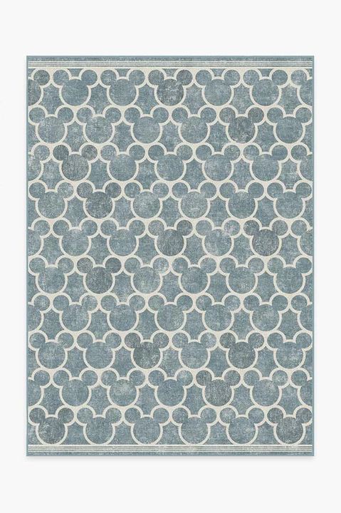 Mickey Trellis Slate Rug | Ruggable