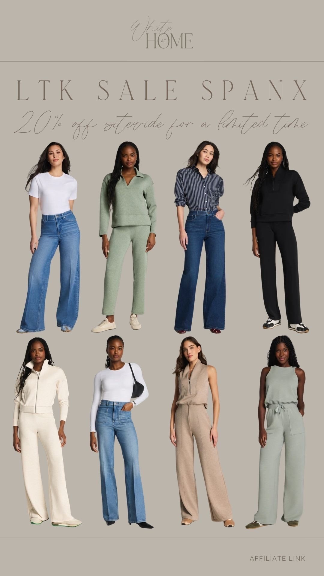 Spanx is having a huge sale right now! 20% off everything across their site when you copy the LTK app exclusive code and apply at checkout! So many beautiful athleisure pieces and also denim, dresses, swim, and more! 

#LTKootd #LTKSpringSale