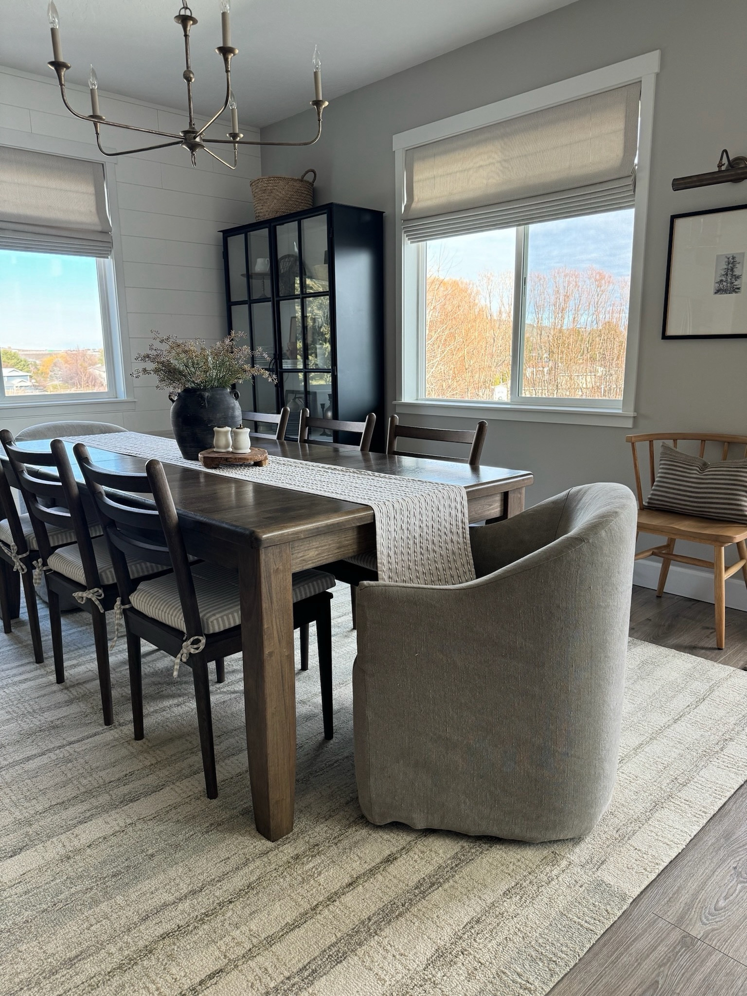 Amazon sale find! Our new dining room area rug is 42% off right now (8’6” x 11’6”) with an additional 20% off coupon, making this area rug over $500 off right now! It’s the most stunning neutral rug with a subtle pop of sage green and the softest texture! We have the color Natural/Sage. We love it! 

#LTKsalealert #LTKhome