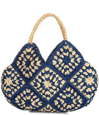 Btb Los Angeles Stormi Raffia Tote Bag | Dillard's | Dillard's