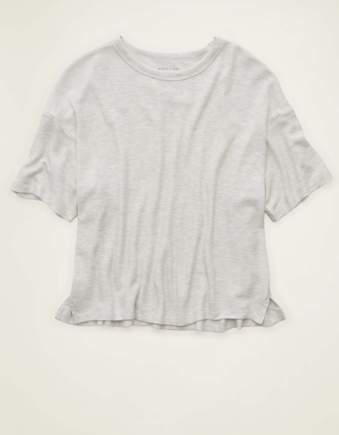 AE Soft & Sexy Waffle Crew Neck Tee | American Eagle Outfitters (US & CA)