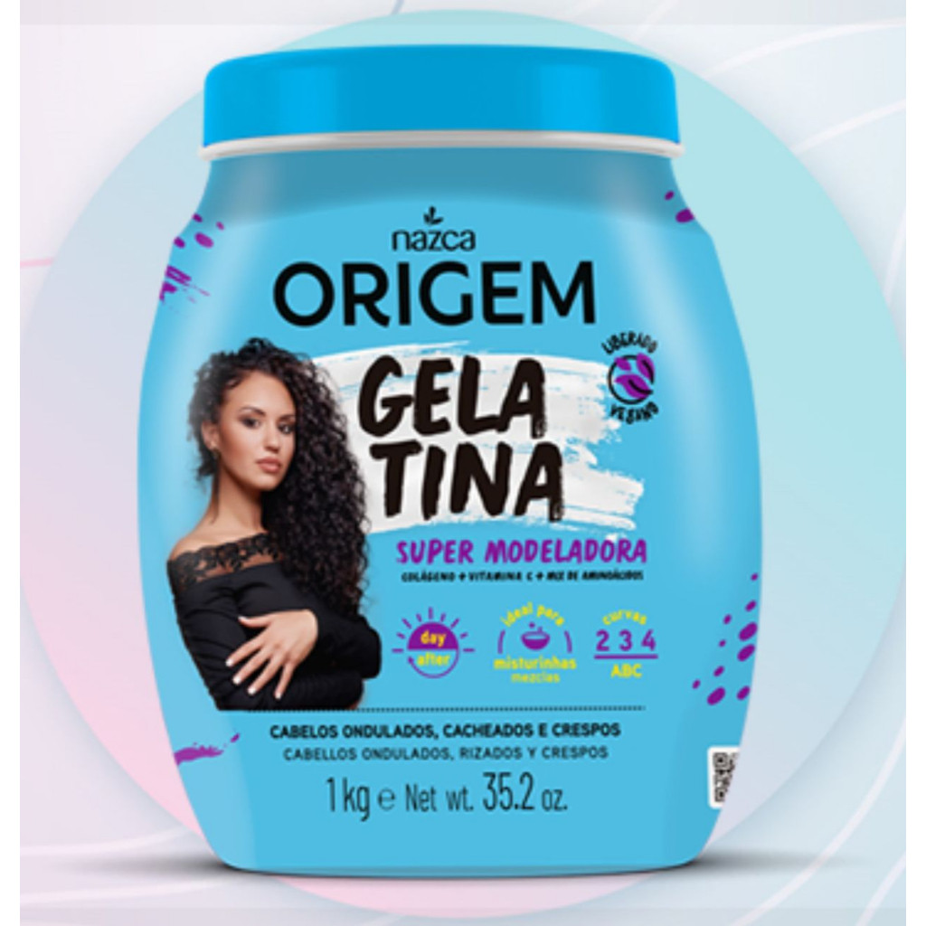 GELATINA ORIGEM SUPER MODELADORA 1KG | Shopee (BR)
