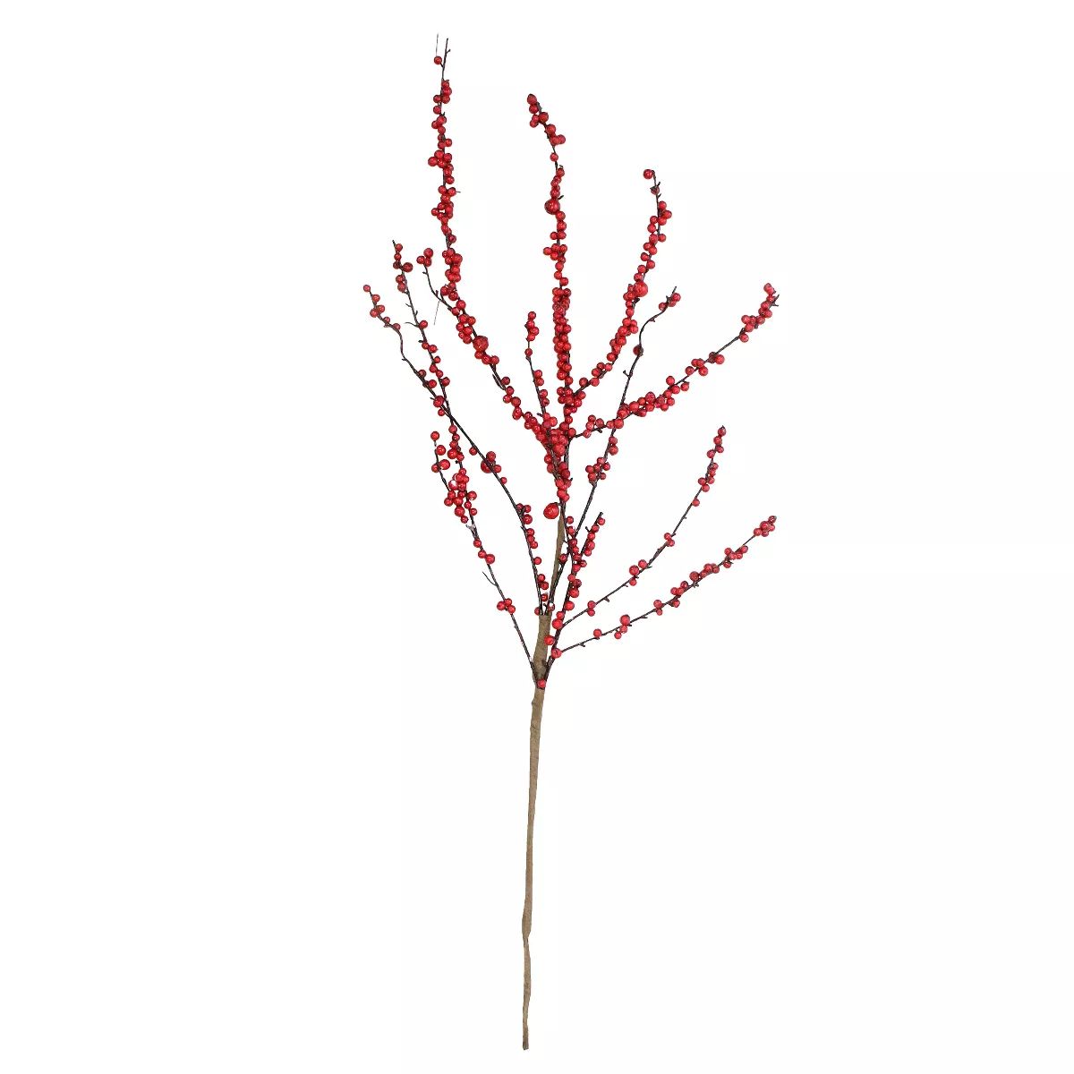 Northlight 40" Red Berries Artificial Christmas Twig Spray | Target