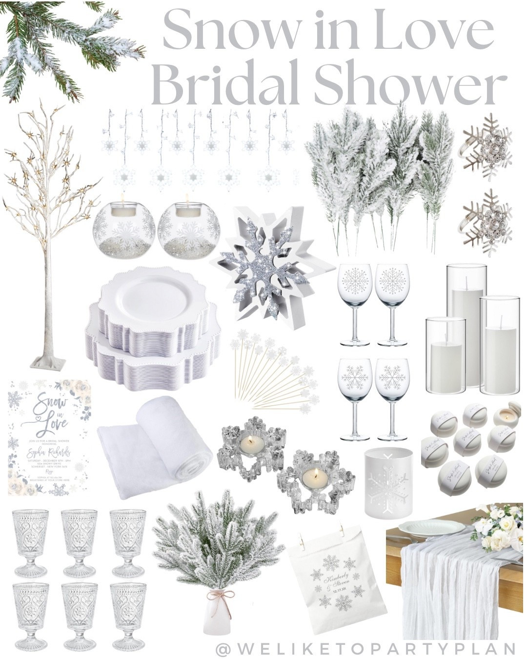 Snow in Love Bridal Shower 

Party Supplies | Show Now

#bridalshower #bridalshowertheme #wintertheme #bridetobe #bridalparty 

#LTKParties #LTKWedding