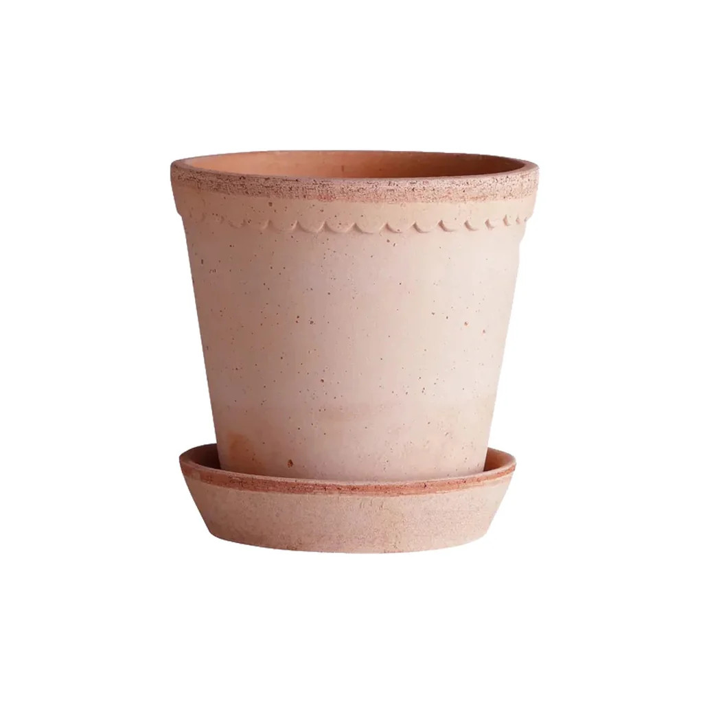 Small Helena Pot & Saucer | Monika Hibbs Home