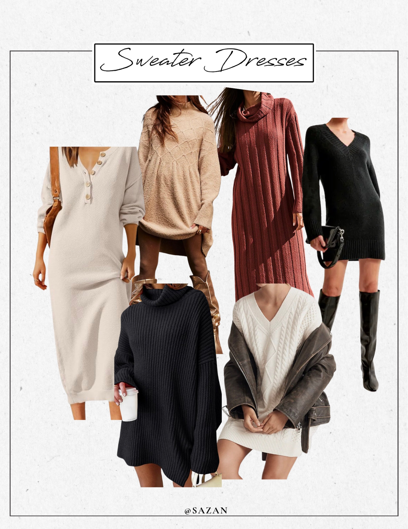 Sweater dress inspiration for Fall 

#LTKSeasonal #LTKGiftGuide #LTKstyletip