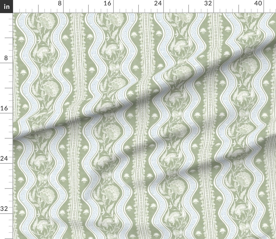 Fabric in Border aab597 | Spoonflower