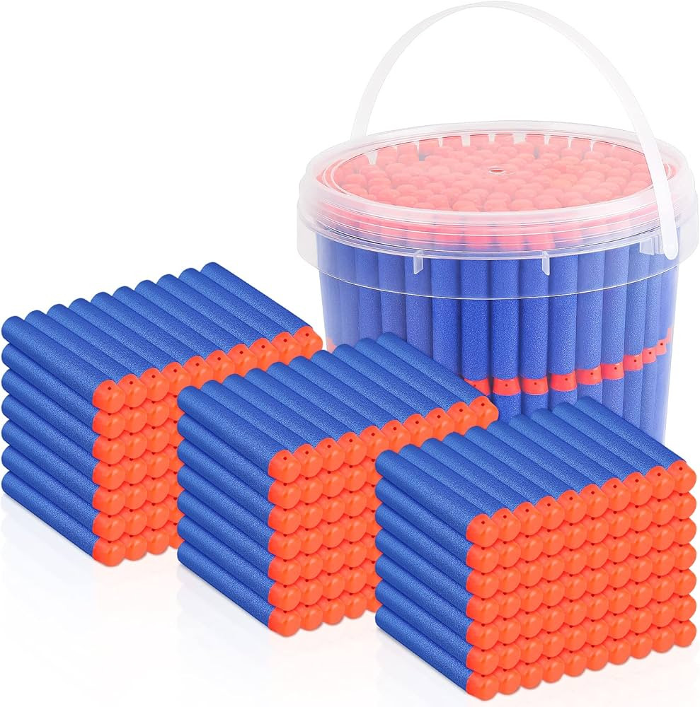 Refill Darts Bullets Compatible with Nerf Guns N-Strike Elite Series, 300PCS Refill Darts Premium... | Amazon (US)