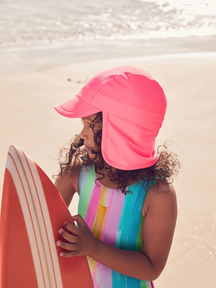 Bright Pink Swim Legionnaire Hat (3mths-10yrs) | Next US