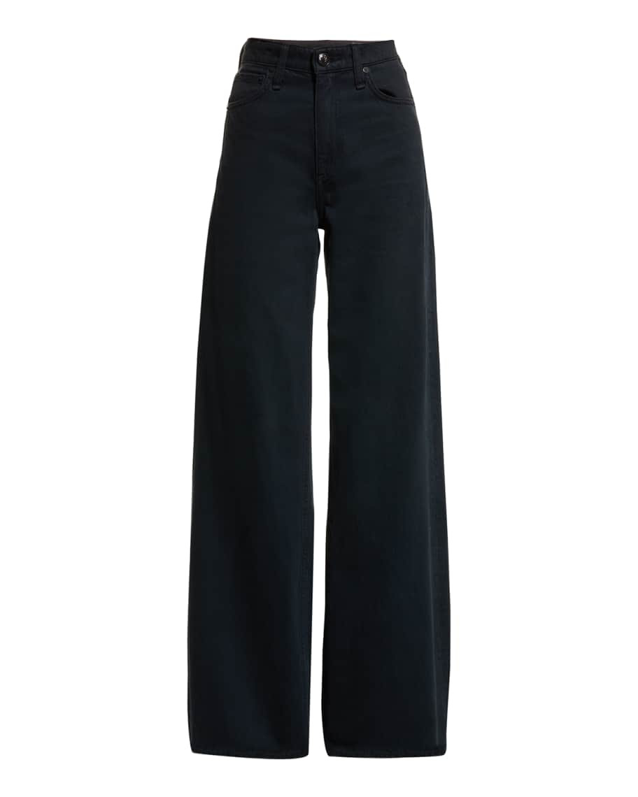 Rag & Bone Sofie High-Rise Baggy Wide-Leg Jeans | Neiman Marcus