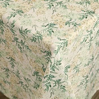 Watercolor Olive Branch Rectangle Easter Tablecloth Spring Non-Iron Stain Resistant- Table Cover ... | Amazon (US)