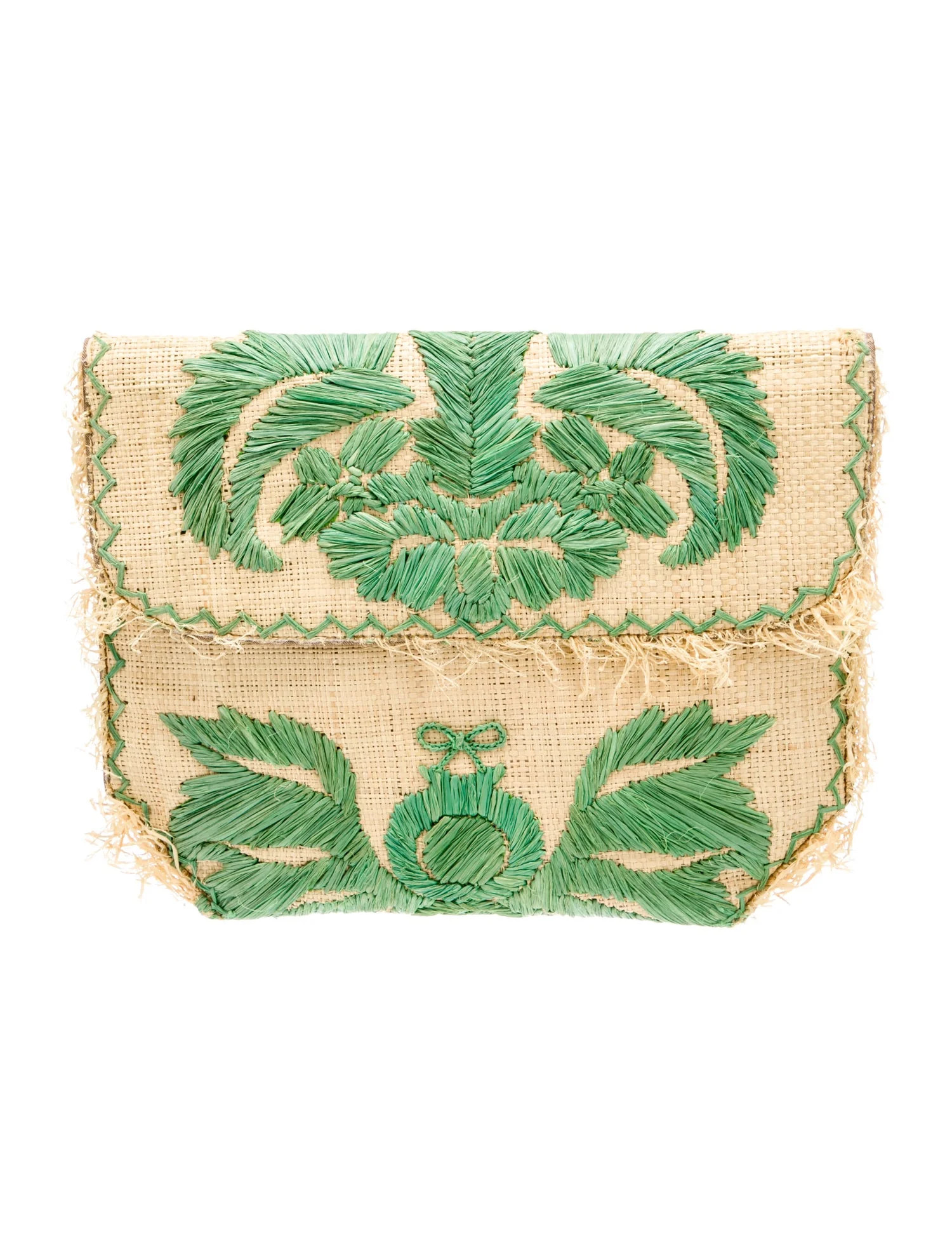 Raffia Minaudière | The RealReal