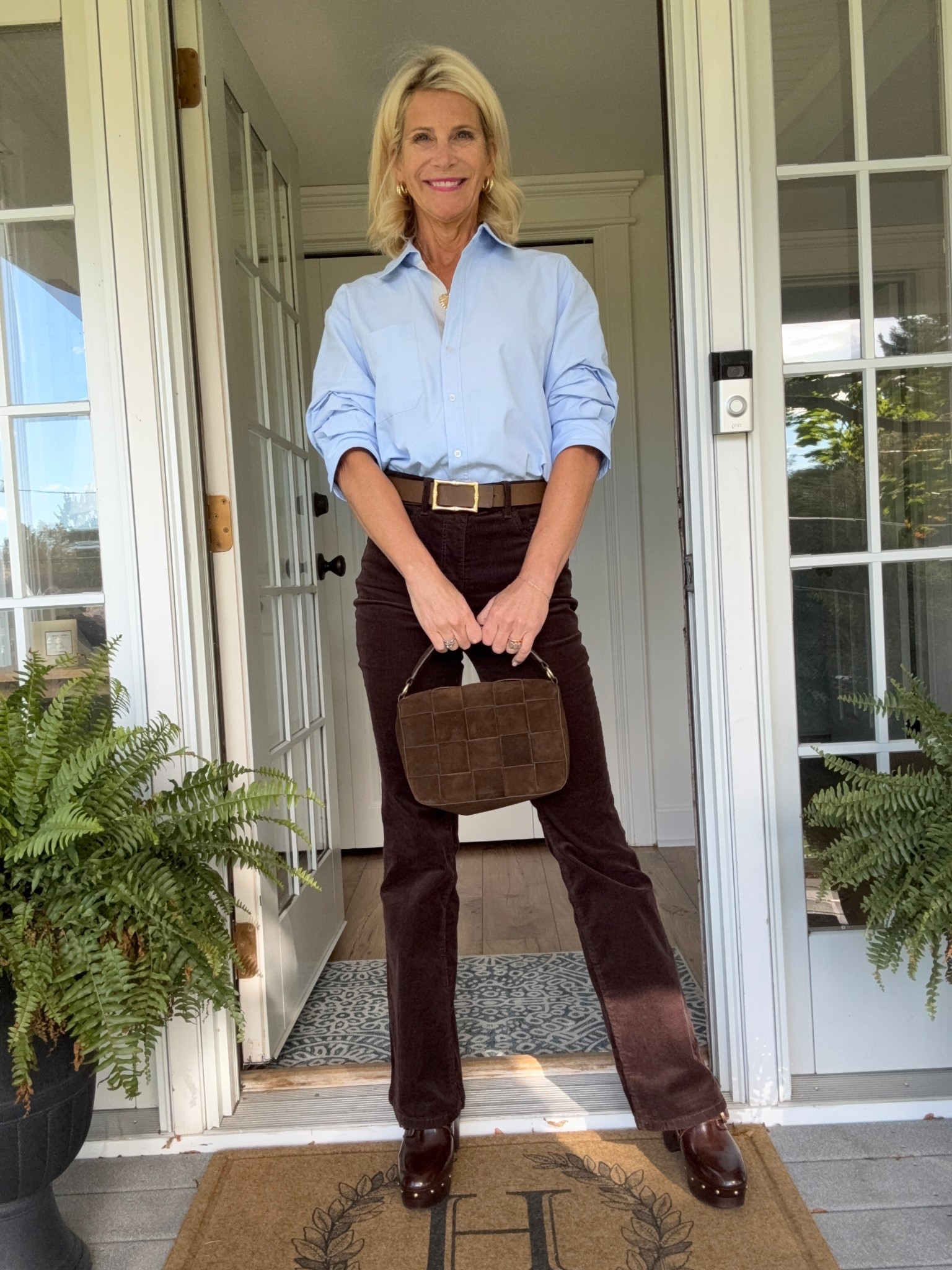 The must-have brown corduroys with a baby blue button down by Brochu Walker. It’s my go-to 

#LTKFindsUnder50 #LTKOver40 #LTKSaleAlert