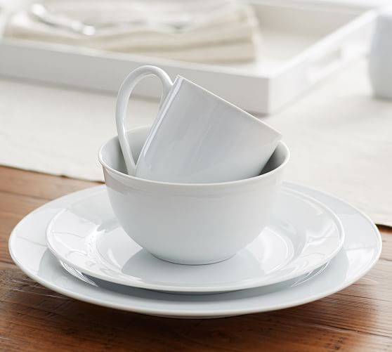 Great White Traditional Dinner Plate | Pottery Barn (US)