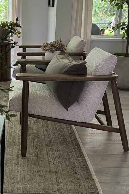 Accent chairs: on sale now! 30% off at Kathy Kuo Home! 
Not only are these pretty they are very comfy.
Modern organic home, furniture sale 

#LTKSaleAlert #LTKHome