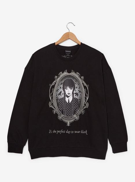 Wednesday Tonal Wednesday Addams Portrait Crewneck - BoxLunch Exclusive | BoxLunch