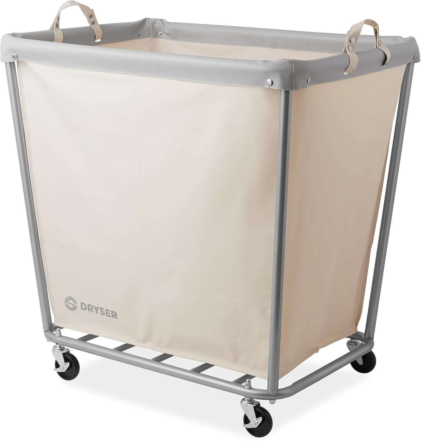 Dryser X-Large Commercial Heavy-Duty Rolling Laundry Hamper, Steel Frame Cart on Wheels with Remo... | Amazon (US)