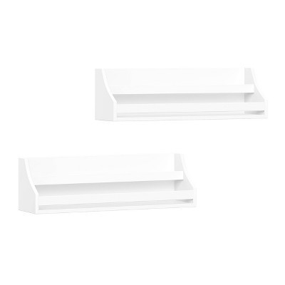 2pk Kids' Book Nook Wall Bookshelf Set White - RiverRidge Home | Target