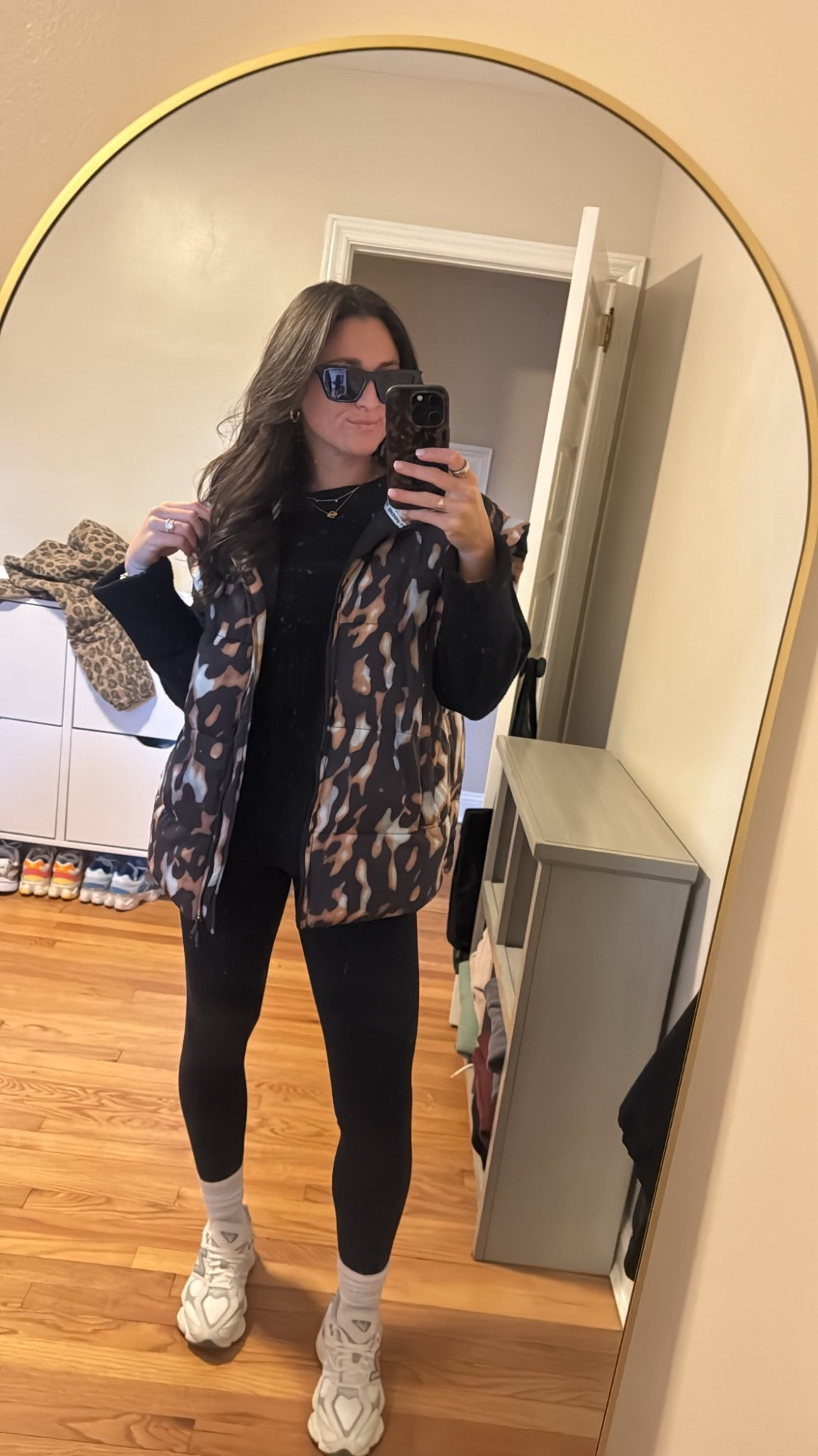 My fav vest! 
Size down - I’m wearing an XS 

#LTKHoliday #LTKSeasonal #LTKFindsUnder100