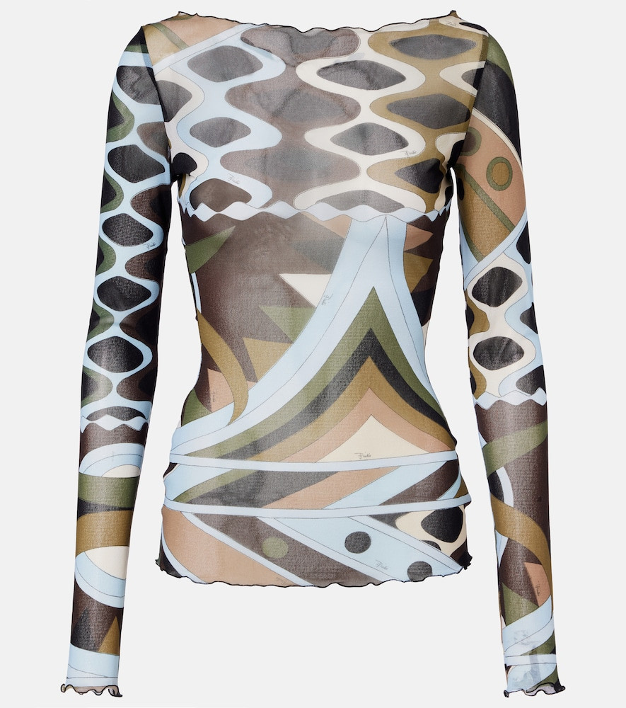Pucci Vivara sheer tulle top | Mytheresa (US/CA)